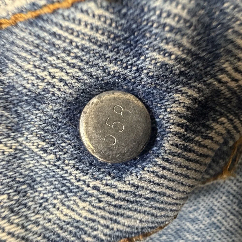 Vintage 1983 Levi's 501 Jeans Mens 35x32 Faded Blue USA Button Fly Denim